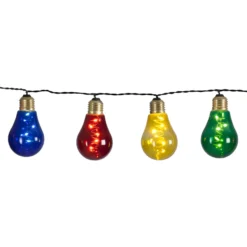 LED-Lichterkette Glow mit 10 bunten Lichtquellen