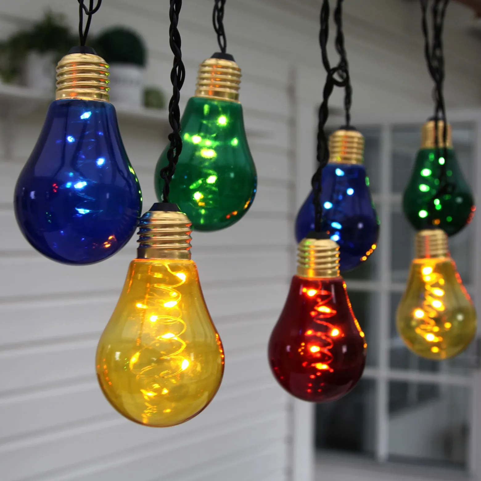 LED-Lichterkette Glow mit 10 bunten Lichtquellen