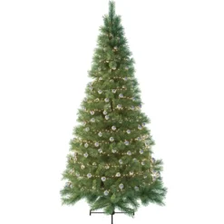 LED-Lichterkette 2in1, Frosty silver, 700 LEDs