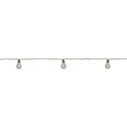 LED-Lichterkette Jutta Outdoor, 10-flg., 5 m, Jute, IP44