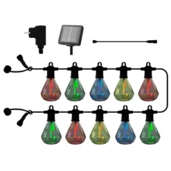LED-Lichterkette Marcus multi, Start-Set, 3 m, Solar/Stecker