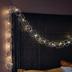 LED-Lichterkette Serve, 20-flammig, silber