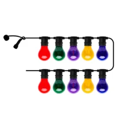 LED-Lichterkette Tobias, Starter-Set, multi, 10-fl. L. 4,5 m