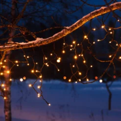 LED-Lichtervorhang Chrissline Extra, 100 LEDs, 2.300 K