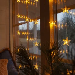 LED-Lichtervorhang Star Curtain, 30-flammig