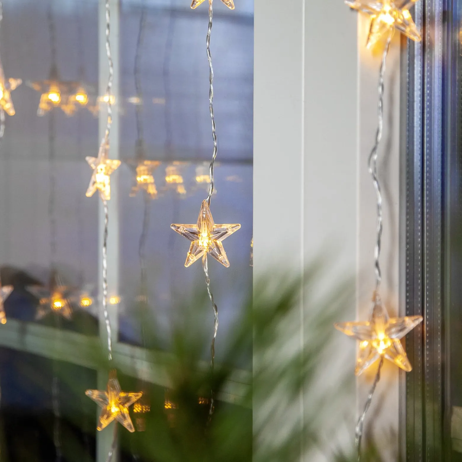 LED-Lichtervorhang Star Curtain, 30-flammig