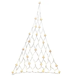 LED-Lichtervorhang Star 55-flammig