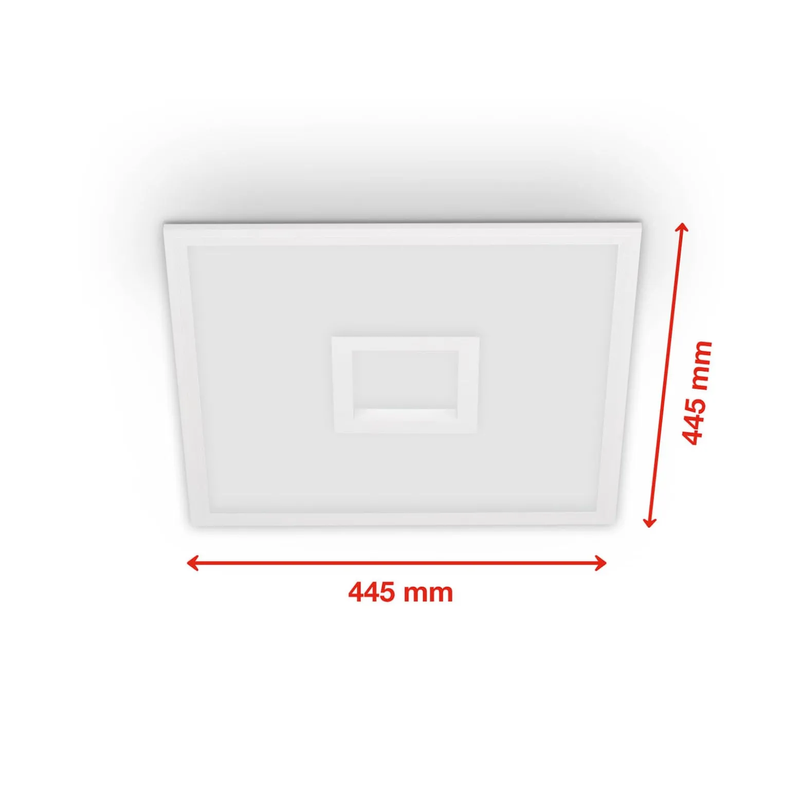 LED-Panel Centerback CCT RGB 45x45cm weiß