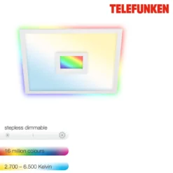 LED-Panel Centerback CCT RGB 45x45cm weiß