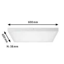 LED-Panel Lunar 60x60cm 27,4W 3.000K