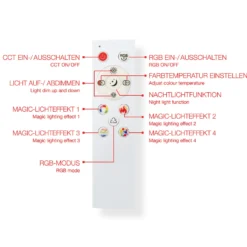 LED-Panel Magic Cento silber CCT RGB 60x60cm