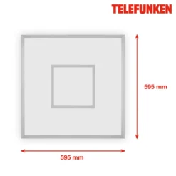 LED-Panel Magic Cento silber CCT RGB 60x60cm