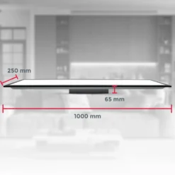 LED-Panel Odin Remote CCT, 100 x 25 cm, schwarz