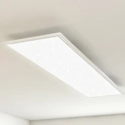 LED-Panel Pallas, weiß, dimmbar, CCT, 119,5x29,5cm