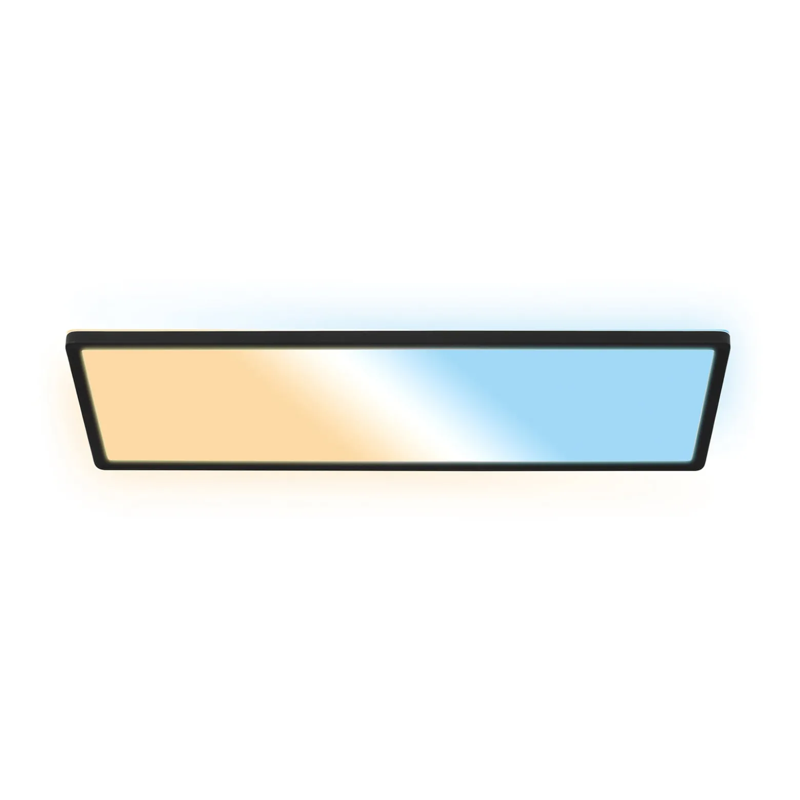LED-Panel Shallow Remote CCT, 58 x 20 cm, schwarz, Backlight