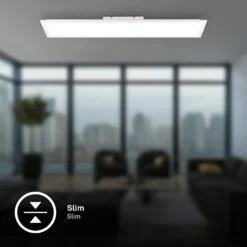 LED-Panel Simple 100 x 25 cm, weiß, ultraflach, IP44, 4000 K