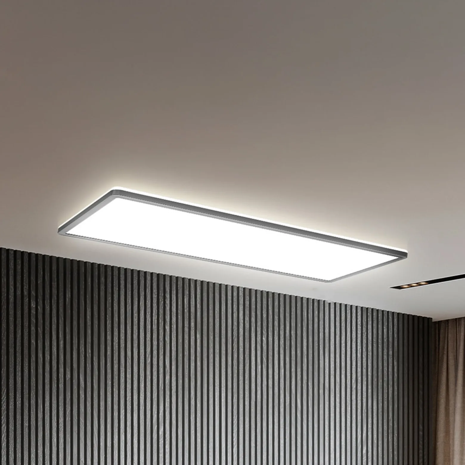 LED-Panel Slim Remote RGBW, 58 x 20 cm, schwarz, Backlight