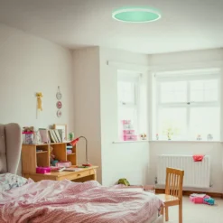 LED-Panel Slim RGBW Effekt Ø29,3cm weiß