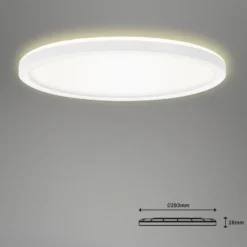 LED-Panel Slim RGBW Effekt Ø29,3cm weiß