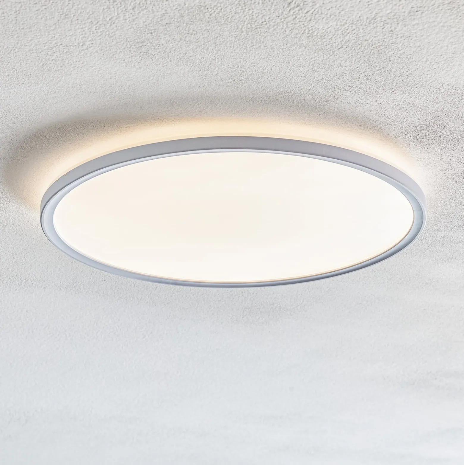 LED-Panel Slim rund RGBW Effekt Ø42cm weiß