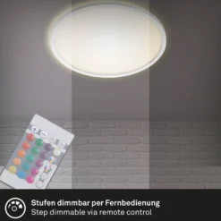 LED-Panel Slim rund RGBW Effekt Ø42cm weiß
