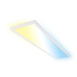 LED-Panel Tava CCT, weiß, 98 x 20 cm, Backlight, Kunststoff