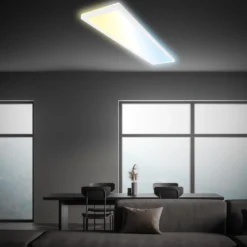 LED-Panel Tava CCT, weiß, 98 x 20 cm, Backlight, Kunststoff