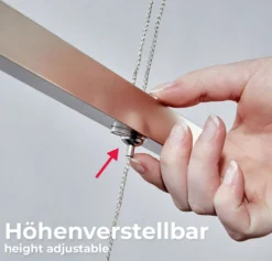 LED-Pendel Dina, 4-fl., nickel, höhenverstellbar, 3.000 K