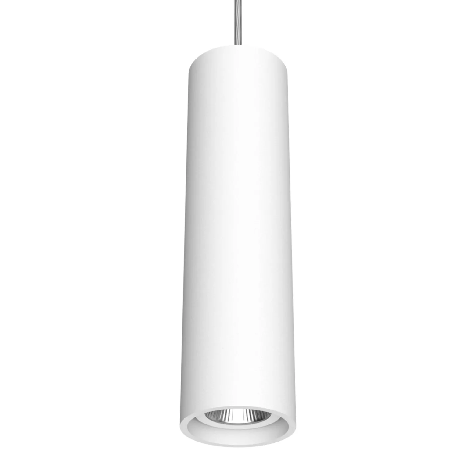 LED-Pendel Fuzzy Ø8cm 15W 830 weiß Anbaubaldachin