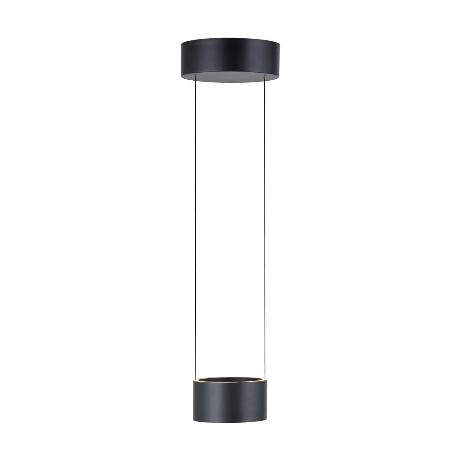 LED-Pendellampe PURE Clipse, grau, Ø 20 cm CCT Dimmer 2-flg
