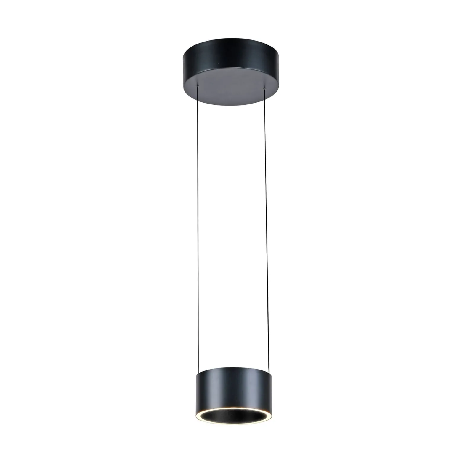 LED-Pendellampe PURE Clipse, grau, Ø 20 cm CCT Dimmer 2-flg
