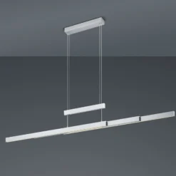 LED-Pendellampe Trajan, 2.700-5.000K, nickel matt