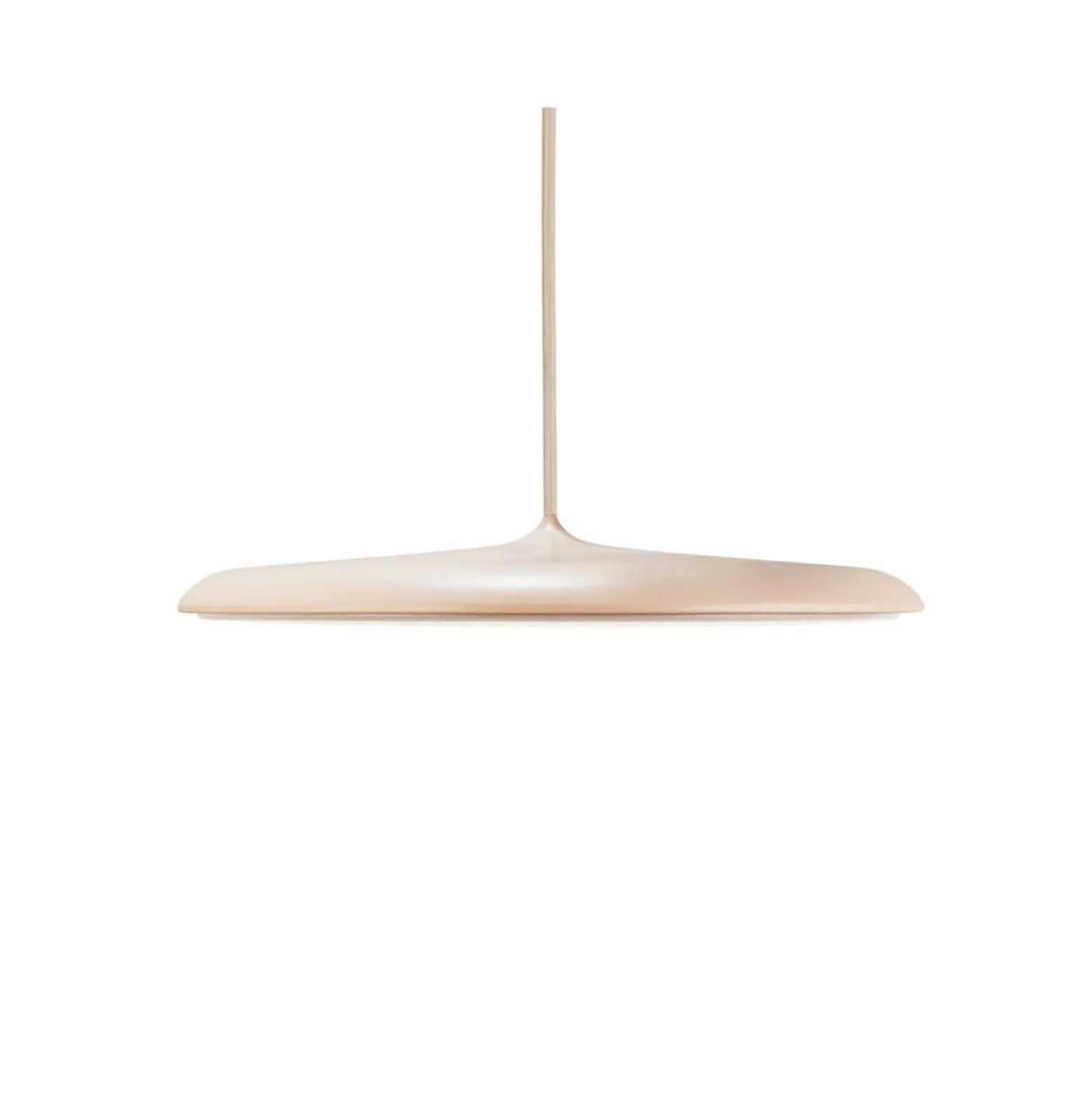 LED-Pendelleuchte Artist, Ø 40 cm, staubrosa, Metall