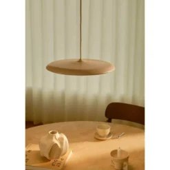 LED-Pendelleuchte Artist, Ø 40 cm, staubrosa, Metall