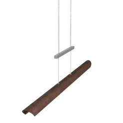 LED-Pendelleuchte Colombia S, Nussbaum
