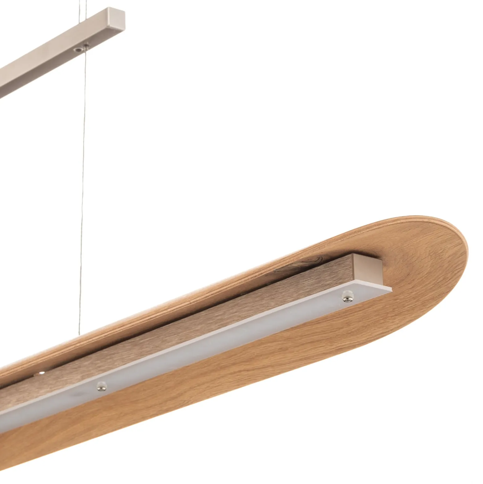LED-Pendelleuchte Colombia XL, Eiche natur