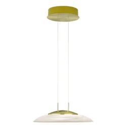 LED-Pendelleuchte Findus, messing matt/blank