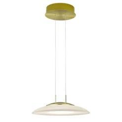 LED-Pendelleuchte Findus, messing matt/blank