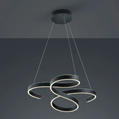 LED-Pendelleuchte Francis, anthrazit