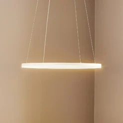 LED-Pendelleuchte Giotto, einflammig, weiß