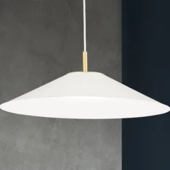 LED-Pendelleuchte Gourmet, Schirm weiß