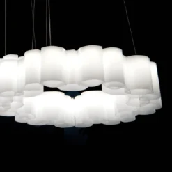 LED-Pendelleuchte Honey, dimmbar, rund, 58 cm
