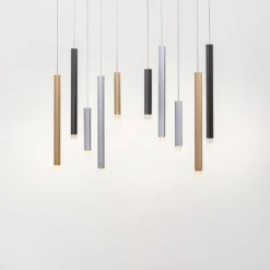 LED-Pendelleuchte PURE Gemin, bunt, 10-flammig