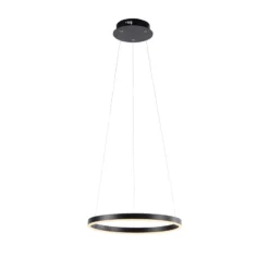 LED-Pendelleuchte Ritus, Ø 39,3cm, anthrazit