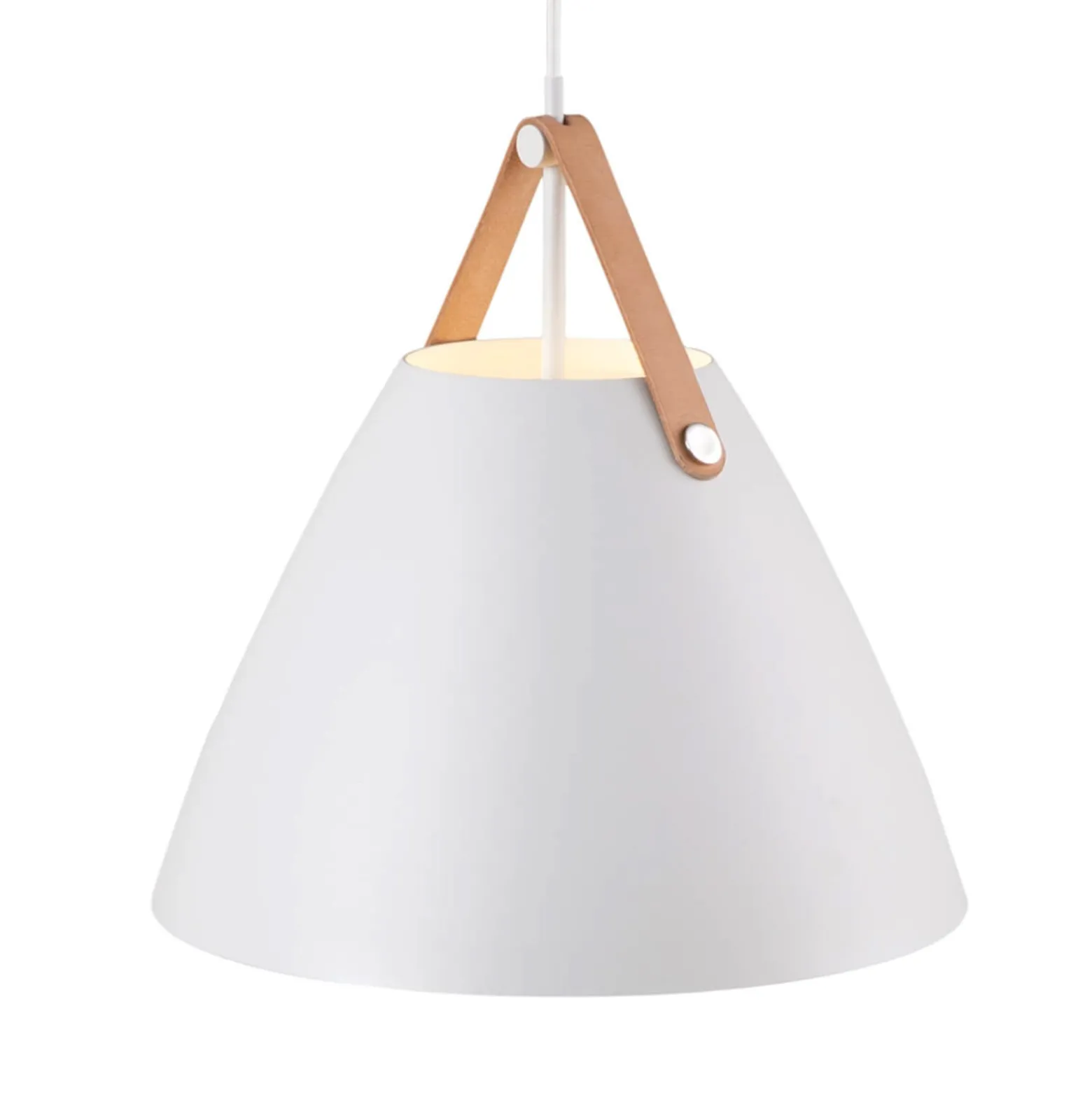 LED-Pendelleuchte Strap 36, weiß