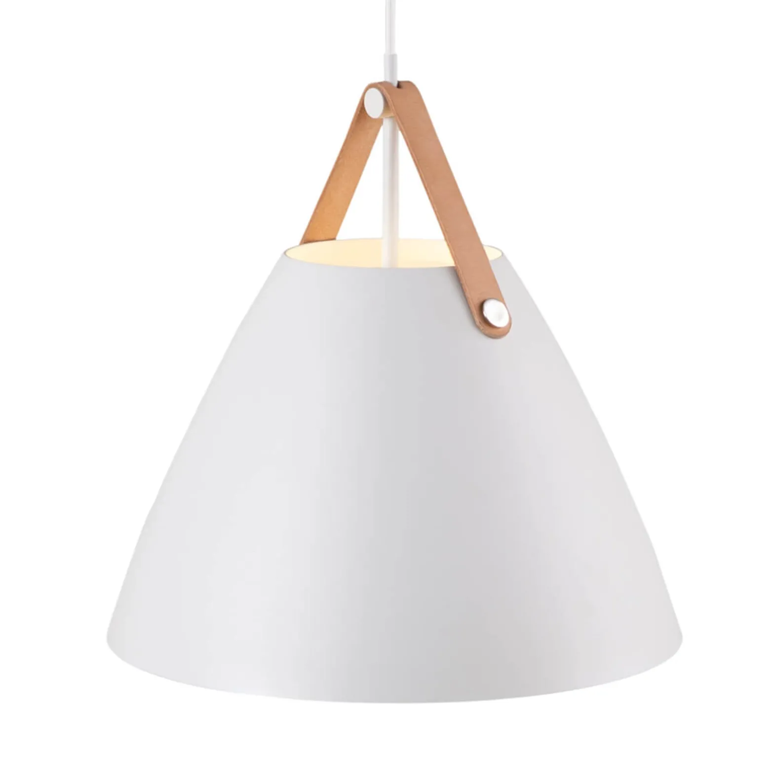 LED-Pendelleuchte Strap 36, weiß