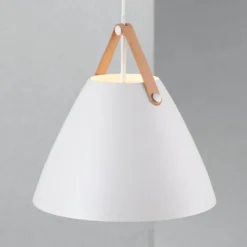 LED-Pendelleuchte Strap 36, weiß