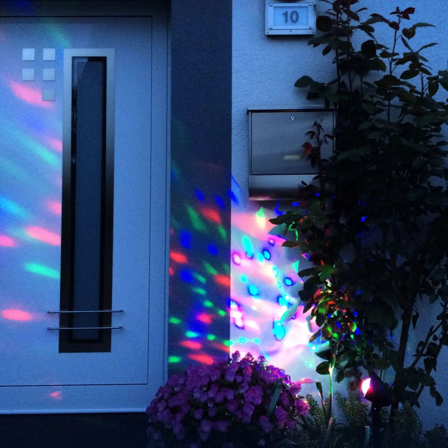 LED-Projektorlampe Disco f. Fassadenillumination