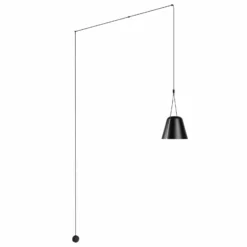 LEDS-C4 Attic Hängelampe konisch dezentral schwarz