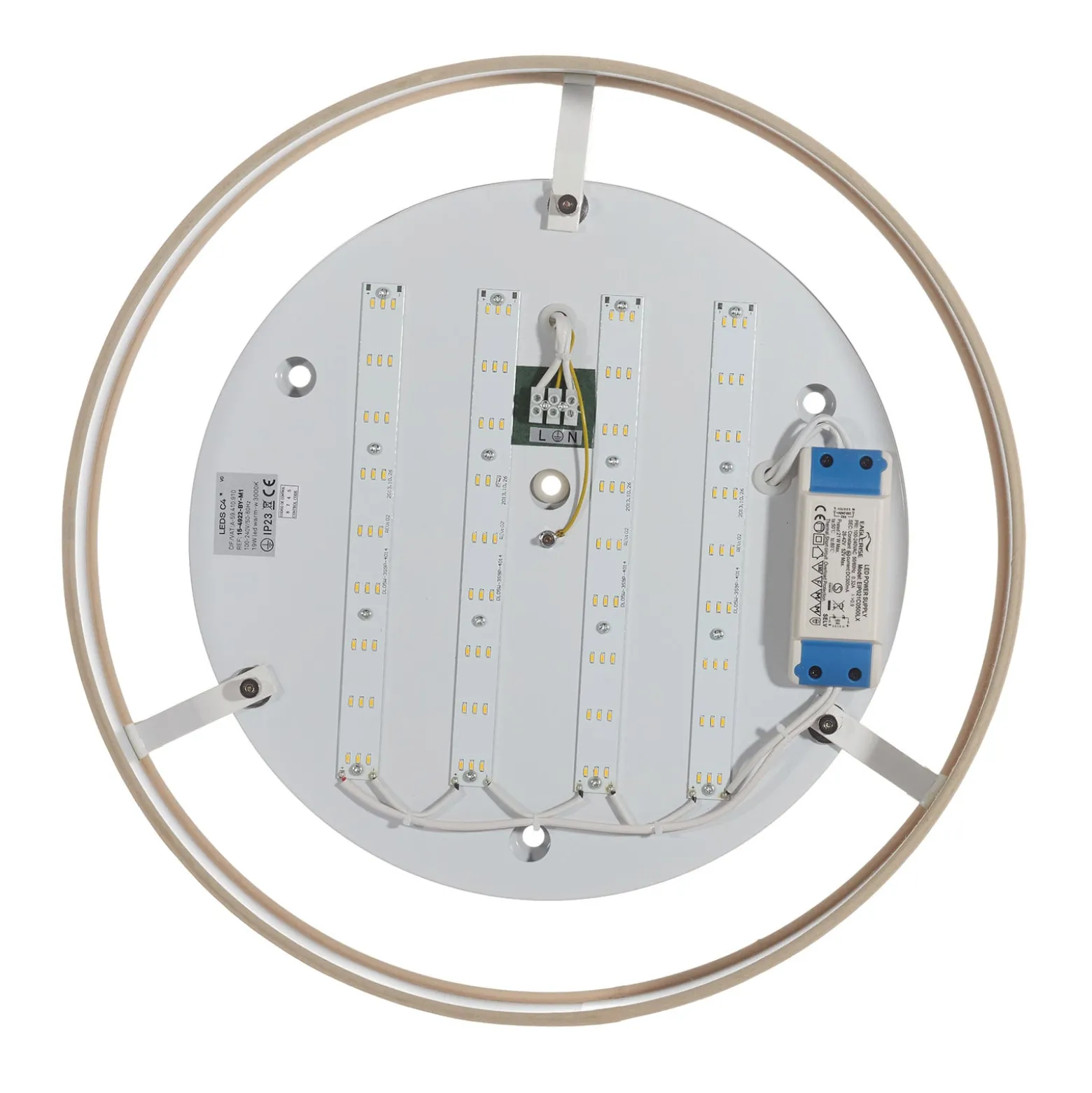 LEDS-C4 Bol LED-Deckenleuchte mit Stoffschirm